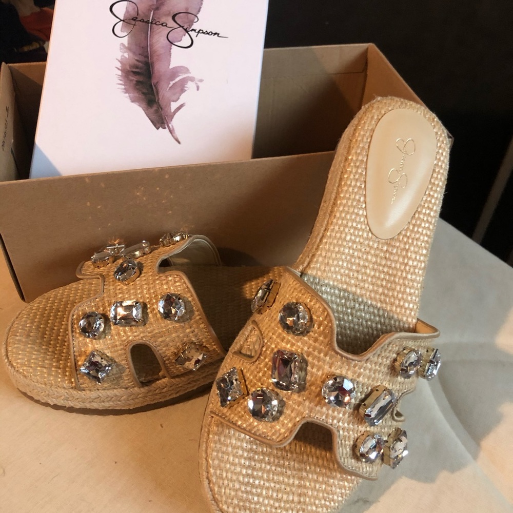 Jessica Simpson gem sandals